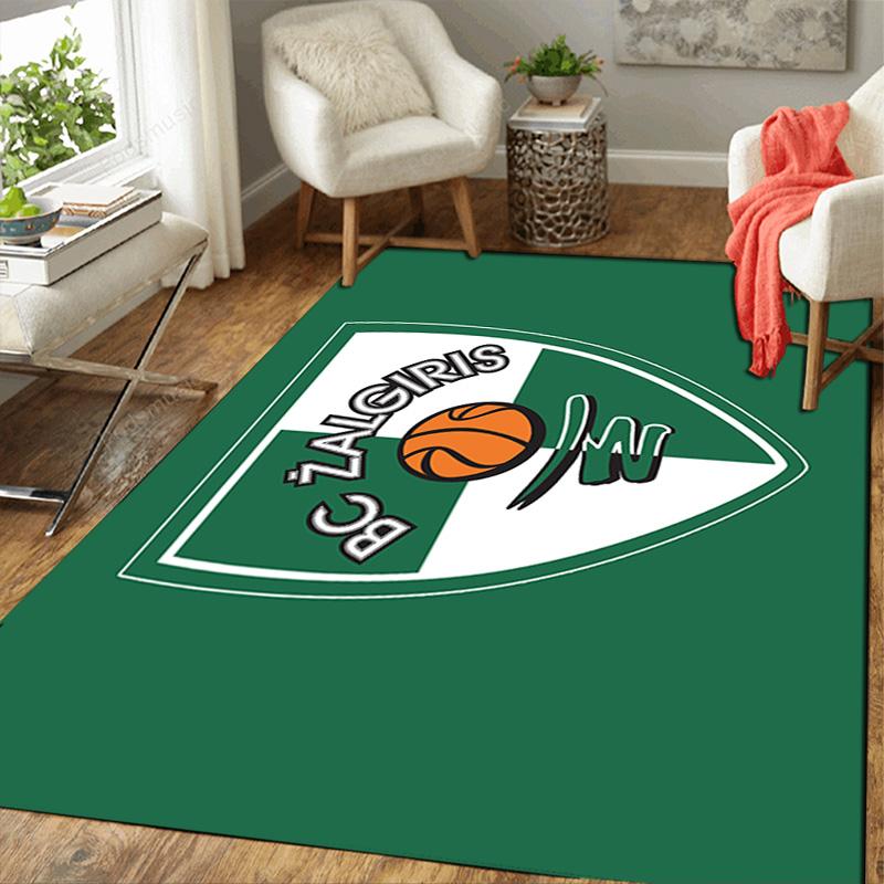 Tappeto con Motivo Kauno Zalgiris Tappetino per Pavimento per Soggiorno o Camera da Letto Tappeto Morbido e Confortevole un Regalo per Compleanno e Festività.