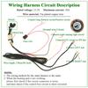 Universal Built-in 12V Car Seat Heater Kit Fit 2 Seats with 4 Heating Pads MAX 108W and 3 Levels Dual Control Switches System