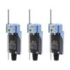 Uxcell Limit Adjustable Rod Lever Pack of 3 TZ-8107 Switch, Type, 1NC+1NO,