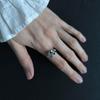 Silver Ring with Cubic Zirkonia, Product Weight 2.56 G (2208020)