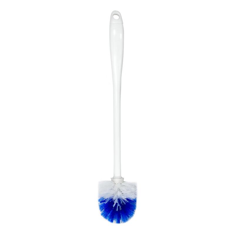 Soft Bristle Toilet Brush Plastic Bathroom Cleaning Brush with Extended Handle Multi-purpose Cleaning Brush Large Brush Wall-mounted Toilet Brush 1pc