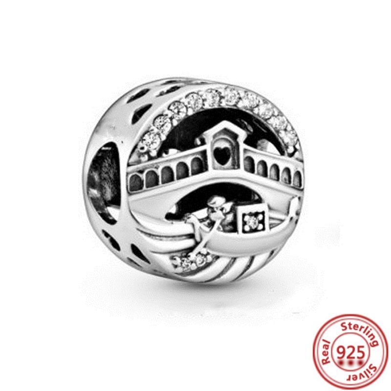 

Срібло 925 проби Сестри Серце Паве Блискуча Підвіска Відбиток лапи Чашка кави Намистини Підходять Шарм Браслет DIY Жіночі Оригінальні Ювелірні Вироби