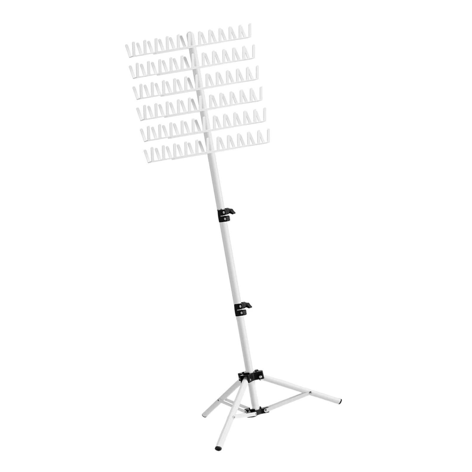 Регулируемая стойка для плетения волос на 144 штырька, напольная стойка для плетения для стилистов белый