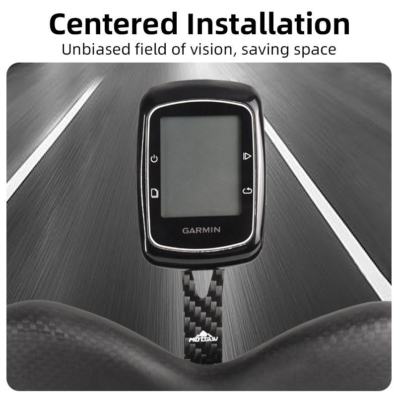 Carbon Fiber Computer Mount Holder Bicycle Bracket Stopwatch Speedometer Road Bike Compatible For Garmin Bryton
