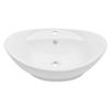 2 Piece Bathroom Furniture Set Ceramic Gray