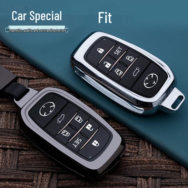 Toyota Alphard/Vellfire 6-Button Key Case Shell