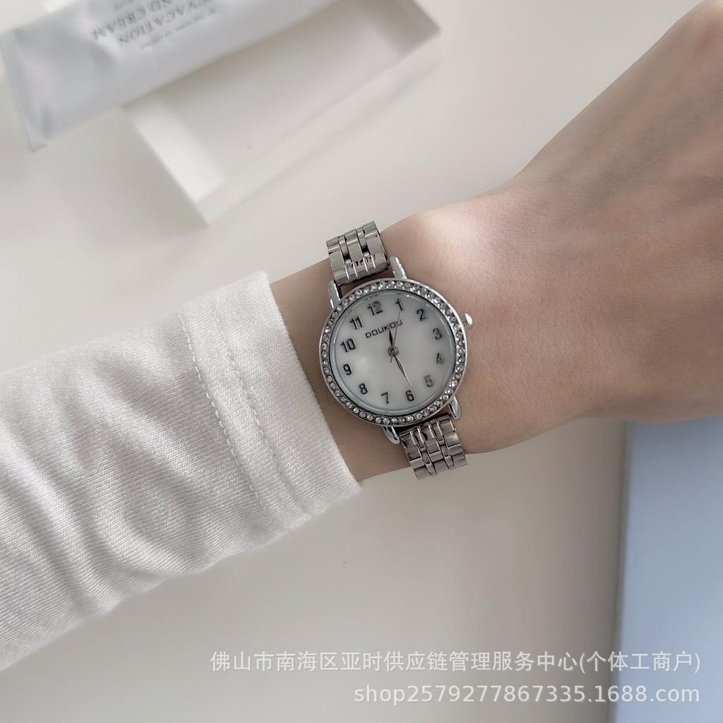 Doukou Niche South East Asia Fritillary Small Dial Steel Belt Watch Women'S Gypsy Watch