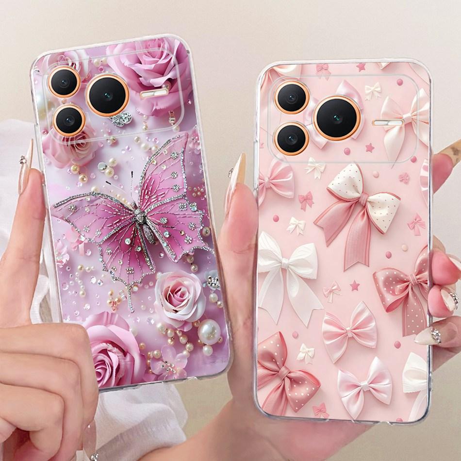 For Honor Power 2 / Power 5G 2026 Cute Flower Butterfly Cat Painted Case For Honor Power Power2 Soft Silicone TPU Phone Cases