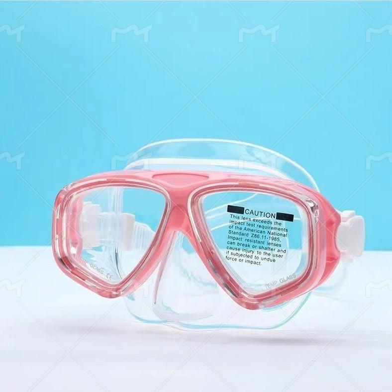 Full Dry Snorkel Set: Myopia Diving Mask & Goggles One Size