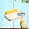 Parrot Platform Station Rod Tiger Skin Rest Perched Bite ResistantGrinding Claw Station Rod Frosted Platform Bird Supplies