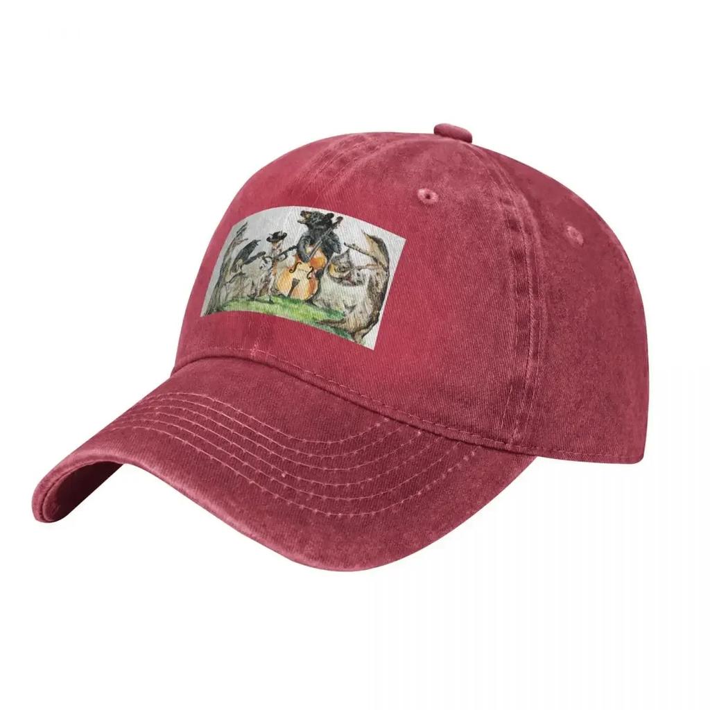 Bluegrass Gang wild animal music Baseball Cap birthday Visor Mountaineering Womens Beach Outlet 2025 Mens