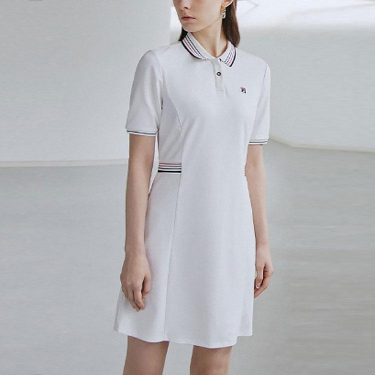 Fila Short Sleeved Dress Women's White F11W121310FWT