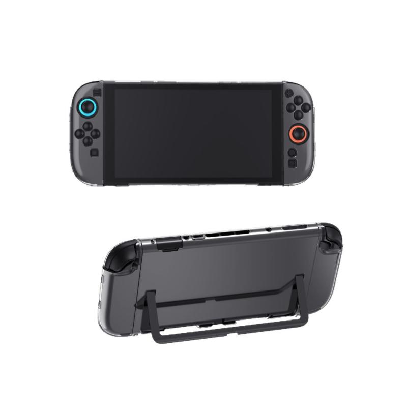Transparent Pc Hard Case Protective Shell Cover For Ns Switch 2 Game Console Joy-Con Back Full Protector For Switch Accessories