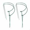 Iron Art HalfRound Plant Support Stakes for Climbing Plants, Orchids, Hydrangeas, and Roses