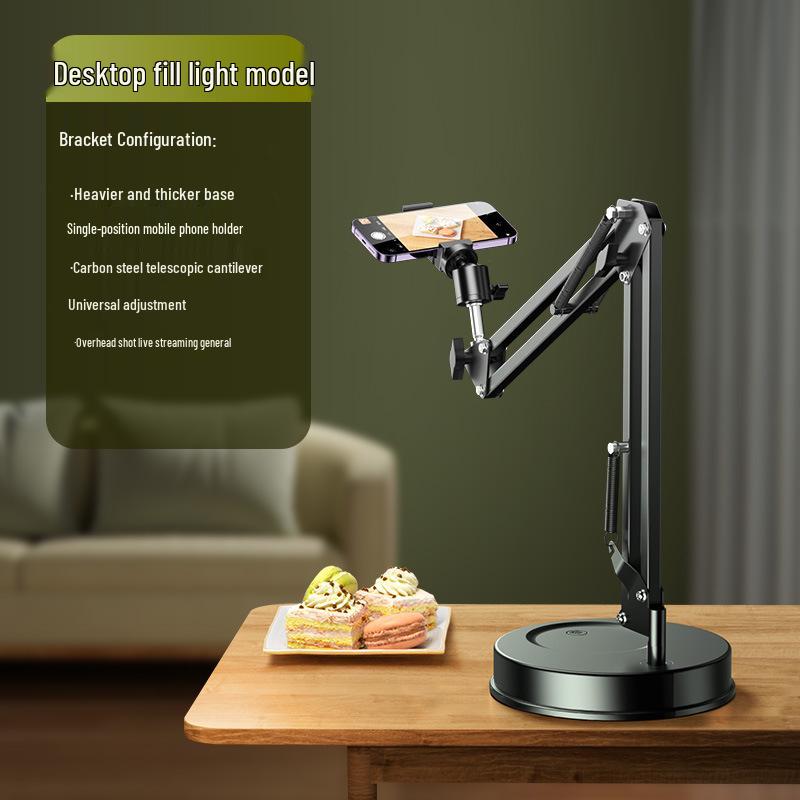 Professional Mobile Phone Holder for Overhead Shots - 2025 Model for Live Streaming, Vlogs, and Photography