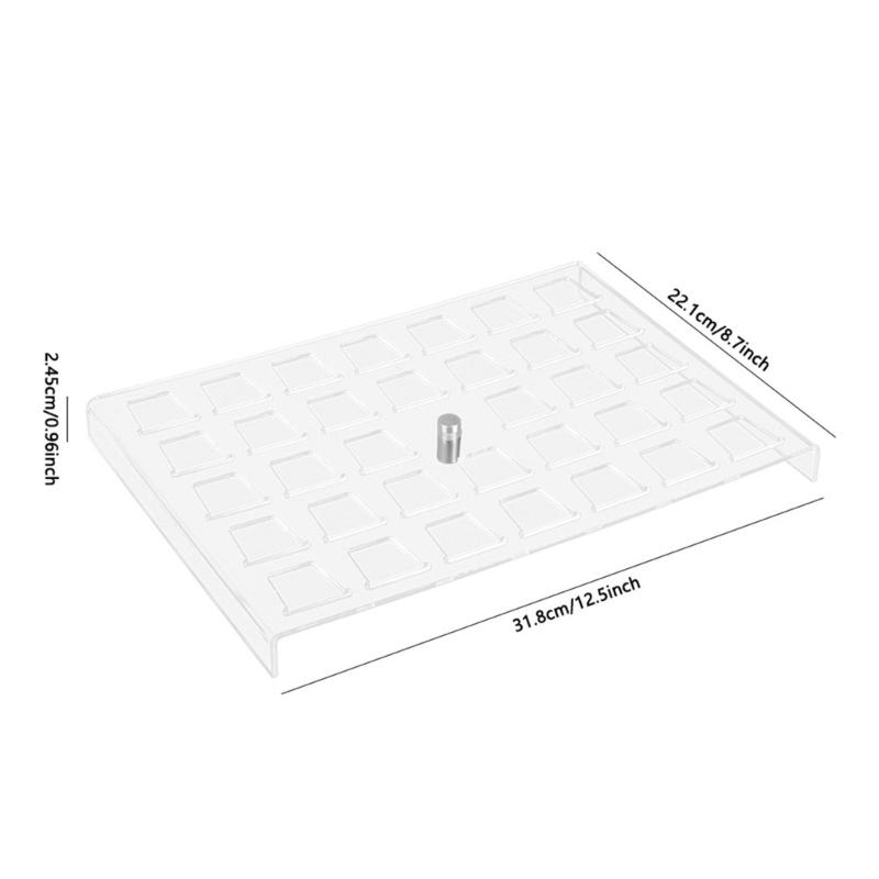 Acrylic Coffee Pods Holder Storage Rack For Countertop Cabinet Coffee Pod Holder Large Capacity Coffee Pods Holder
