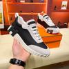 Aijia men's leather sports and leisure shoes with thin straps couple models 2024 summer new versatile foreign trade shoes high-end