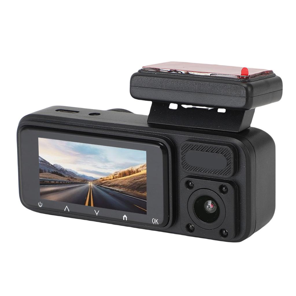 3 Channel Dash Camera 1080P 170 Degree Wide Angle APP Control Front Rear Car DVR with 2.0 Inch Screen