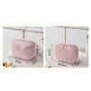 New Corduroy Makeup Bag Large Capacity Storage Organizer Travel Cosmetic Bag Portable Zipper Toiletry Bag