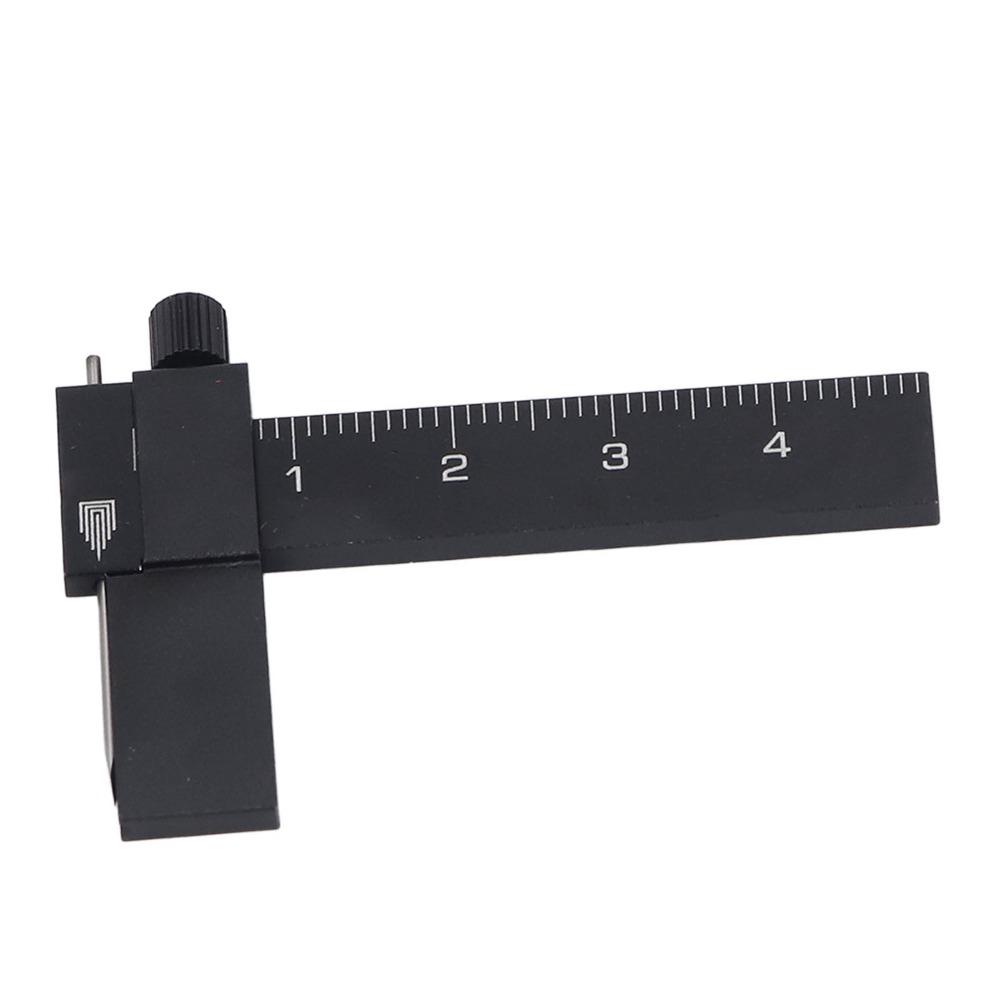 Tungsten Steel Blade Model Carving Ruler Adjustable Scribing Ruler  Model Crafting