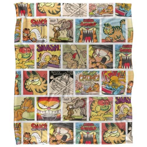 Garfield Silky Collage Supersoft Blanket