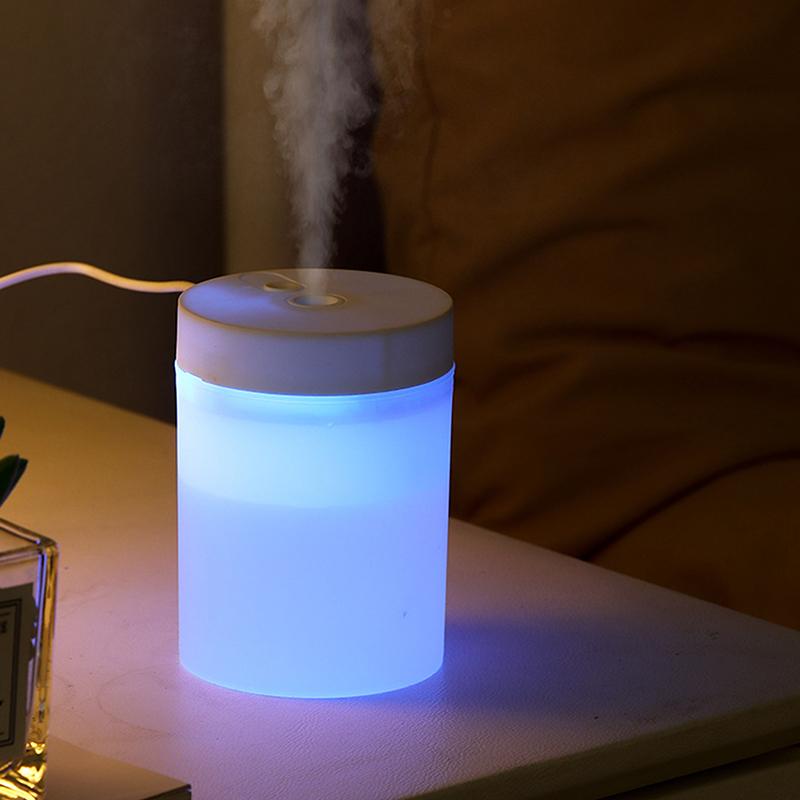 200Ml Ultrasonic Humidifier Air Purifier Usb Mini Portable Led Light Office Home