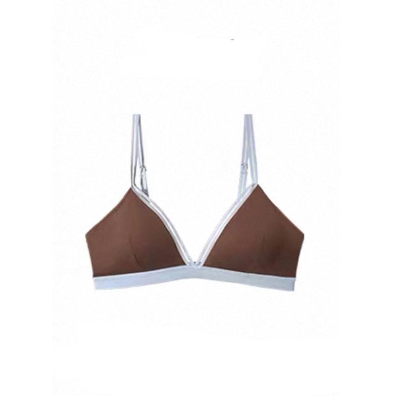 

Женский комплект бюстгальтера с французскими треугольными чашками - Эффект похудения, Низкий вырез, Сексуальный, Красивая спина, Осенний тонкий стиль 34/75AB