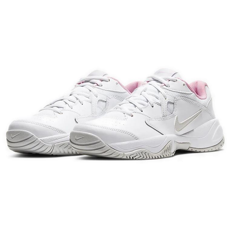 Nike Womens Court Lite 2 'White Pink Foam' (women's sizes) White / Pink Foam / Photon Dust Tennis Shoes AR8838 104