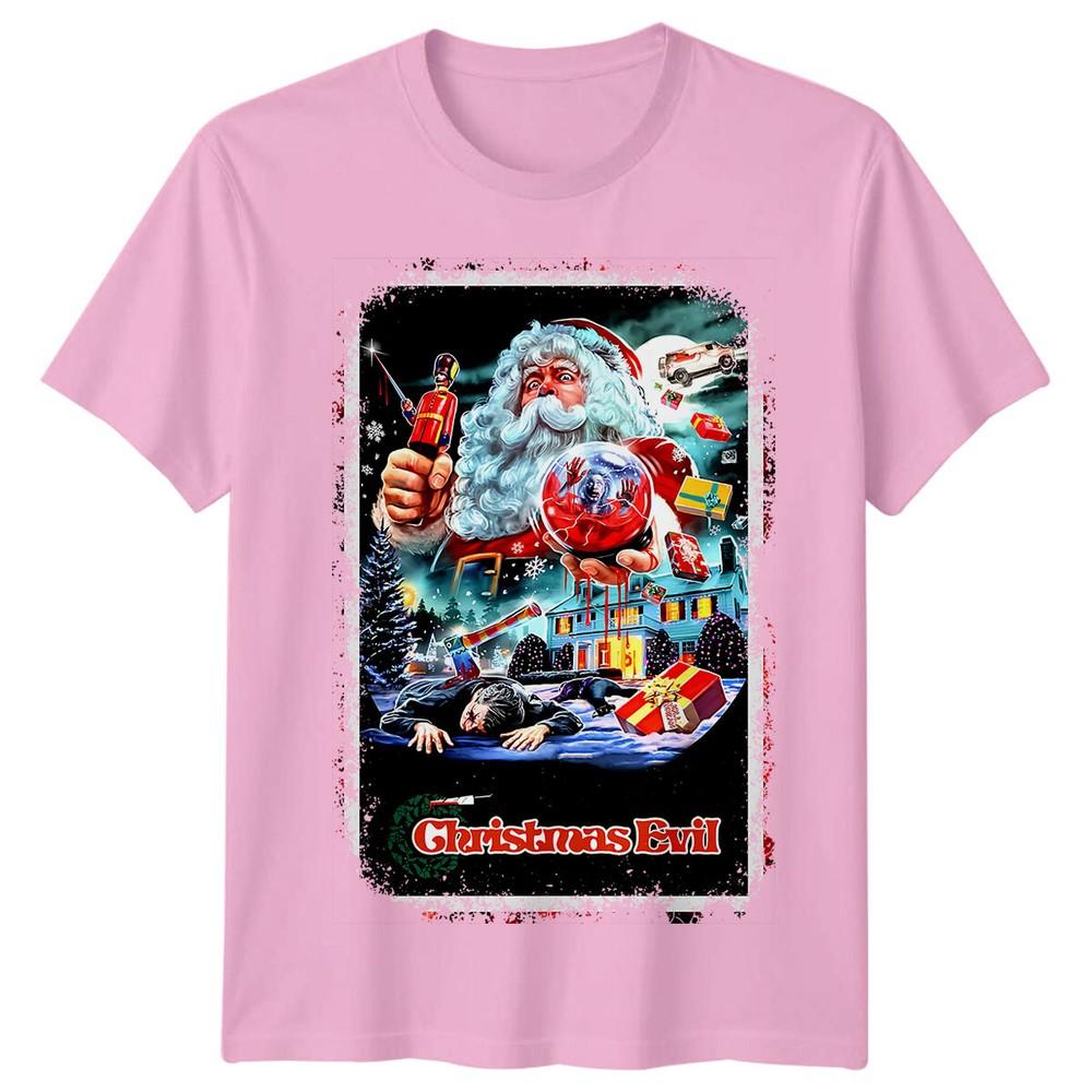 Christmas Evil 1980 Movie Poster Inspired TShirt Retro 80s Tee Unisex