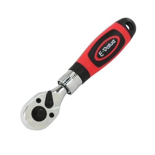 E-Value 2-Way Ratchet Handle, 1/4" & 3/8" (ERH-23E)