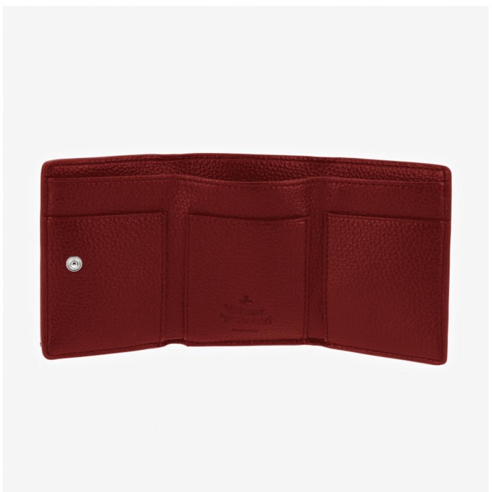 Vivienne Westwood Vegan Bio Green Grain Flap Pulse Small Wallet 5115002uw S000d H407