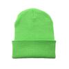Warm Knitted Beanie For Women New Autumn Winter Skullies Fluorescent Ladies Cap