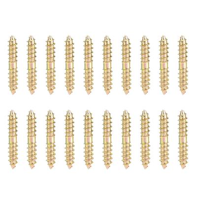 20ks 5*30mm Kolíkový šroub Dřevoobráběcí nábytkový spojovací prvek Oboustranný šroub