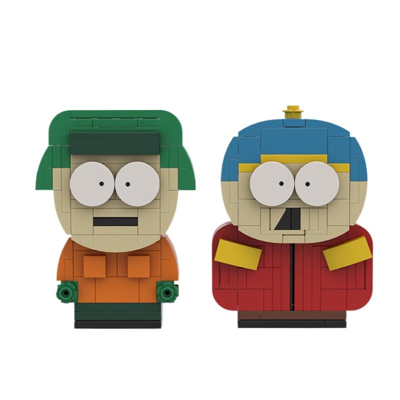

MOC Горячая Игра Анимационная Фигурка Парк Южный Строительные Блоки Наборы Кайл и Картман Мультяшная Кукла Модель Детская Сборная Игрушка Подарок на День Рождения PDF Manual