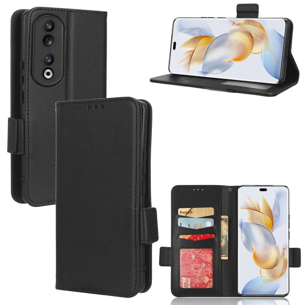 Honor 90/90 Pro Leather Phone Case with Card Slot, Stand, and Magnetic Closure
