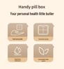 7-Compartment Portable Pill Box for Weekly Medication, 3 Meals a Day, Compact Carry-On Storage