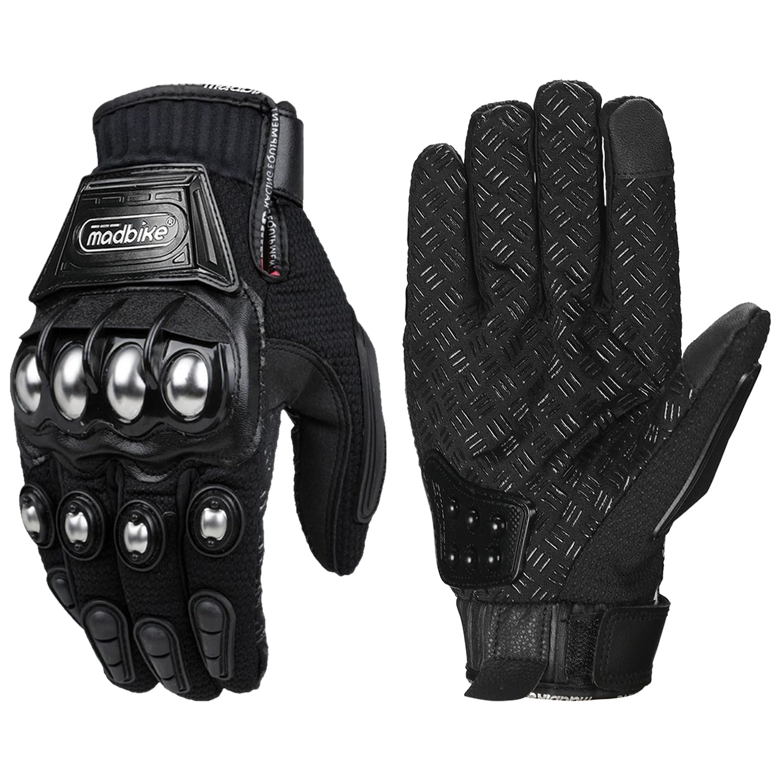 

ILM, Motorbike Glove, Knuckle Guard, For Summer/Winter, Men s, Women s, black L чёрный
