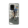 Black tpu Case For Samsung galaxy S20 /S20 PLUS/S20 ultra/S20+ /S20FE back cover BIKE CYCLING art
