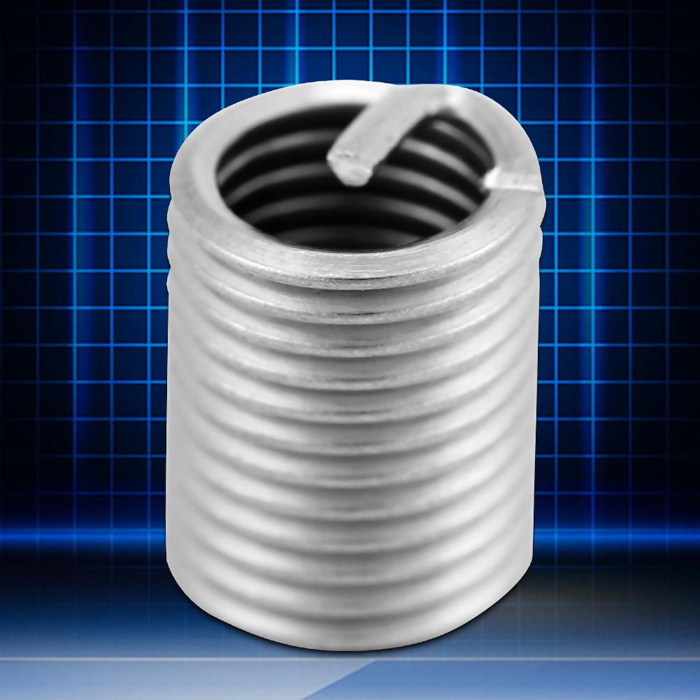 

50 шт. спиральных винтовых вставок из нержавеющей стали SS304 M6 x 1,0 x 2,5 D длина