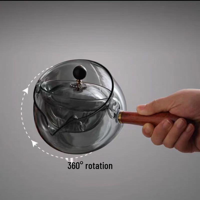 Shangqi Rotating Glass Tea Infuser Pot