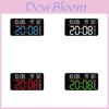 Modern Minimalist Digital Clock With Led Display For Home Office Or Living Room Decor