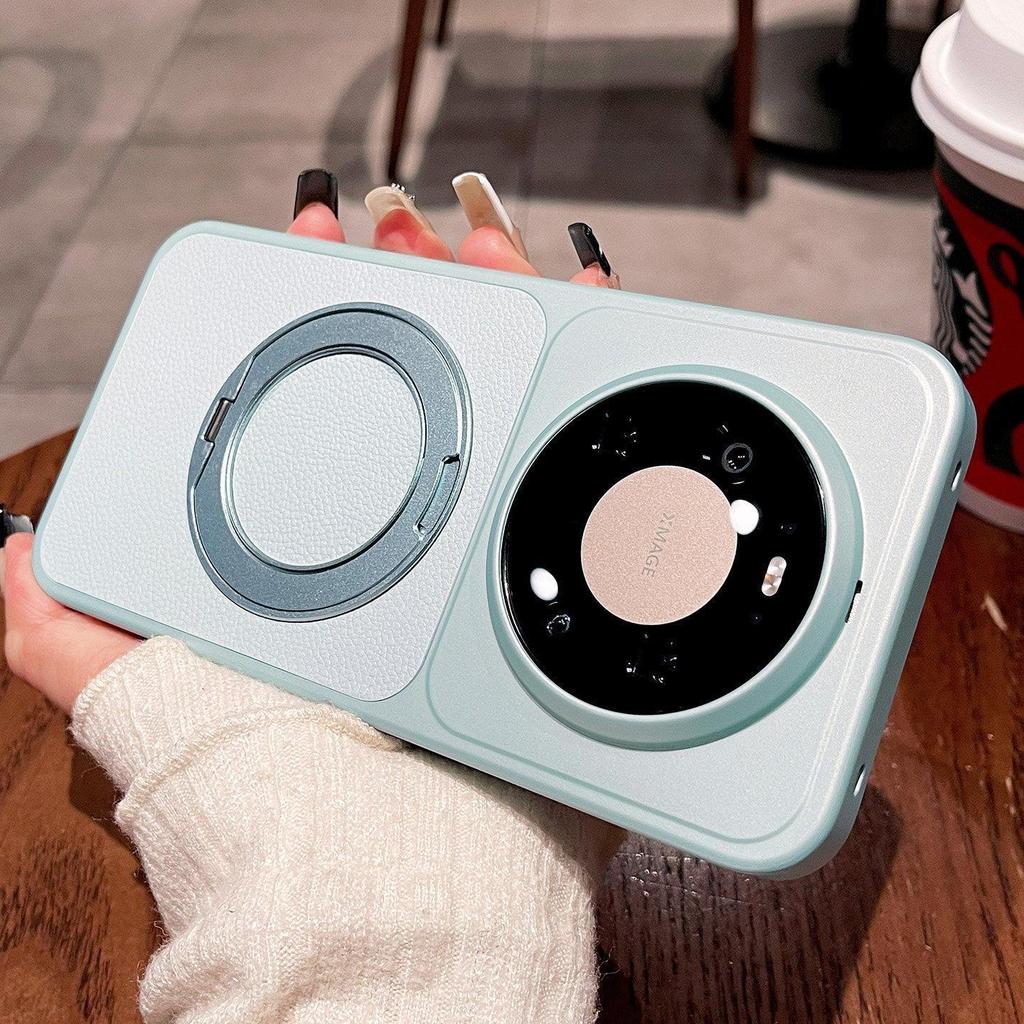 Case For Huawei Mate 80 Pro Max 70 Air 60 Pro+ Lychee Grain Magnetic Shockproof Leather Phone Case