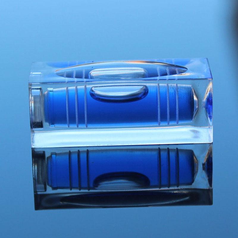 Blue Square Spirit Level Bubble 40*15*16mm  For Horizontal Level Ruler Bar Rule Maintenance Accessory 1PCS