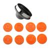 Cookie Cutters for Halloween 8pcs Magnetic Stamp Molds, Pumpkin Ghost And Skeleton Patterns Mold Design, Interchangeable Stainless Steel Embossed