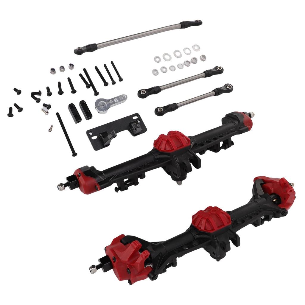 Front and Rear Axle Replacement for   SCX10 II 1Celsius10 Scale RC Crawler Upgraded Axle Set