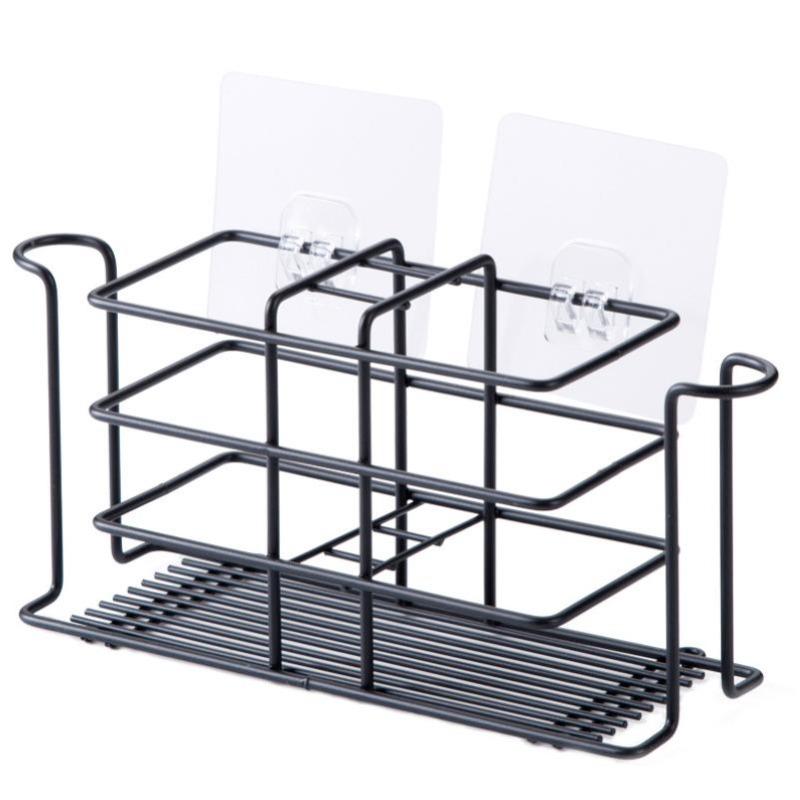 1PC Bathroom Metal Toothbrush Stand Rack Holder Organizer Wall Mounted Toothbrush Holder for Bathroom Storage. Bronze
