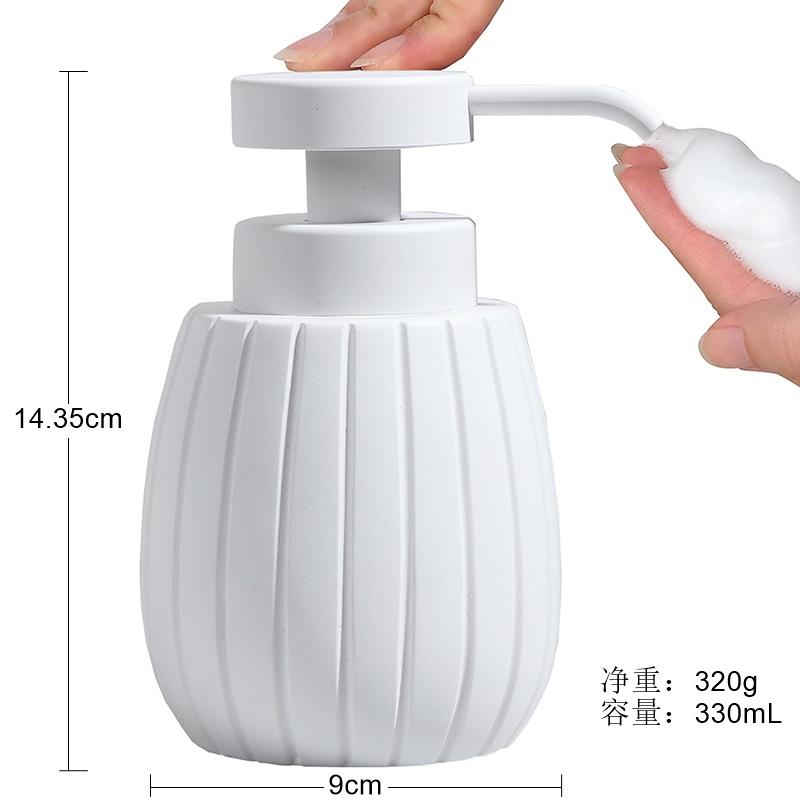 

Пена для дезинфекции рук Бутылка Простой смоляной дозатор мыла Ванная комната Гель для душа Наполнение под давлением Бутылка Аксессуары для ванной комнаты