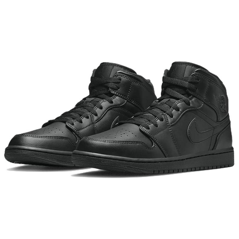 Jordan 1 Mid Triple Black Jordan 554724-093