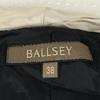 BALLSEY 100% Silk Sleeveless Dress Knee-Length Skirt/Size 38/M/Gold×Black/(USED)