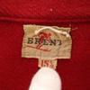 BRENT 40s Vintage Triangle Gusset Long sleeve shirt 15.5 Red Women Used